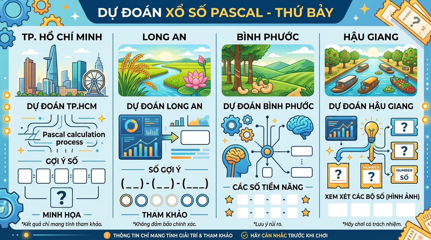 Thuật toán đa đài Pascal XSMN Thứ 7 với trọng tâm là đài TP.HCM