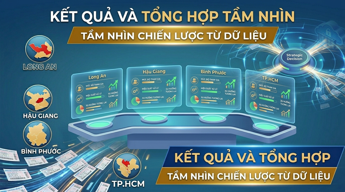 Xử lý khối lượng dữ liệu khổng lồ của 4 đài mở thưởng ngày Thứ 7