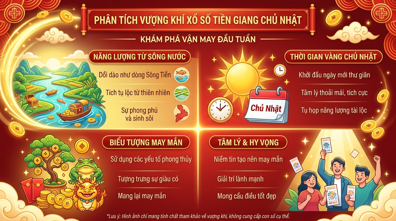 Phân tích chạm vượng khí đài xổ số Tiền Giang Chủ Nhật