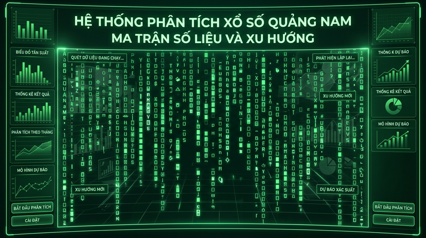 Soi cầu lô gan và ma trận nhịp rơi xanh lá đài Quảng Nam