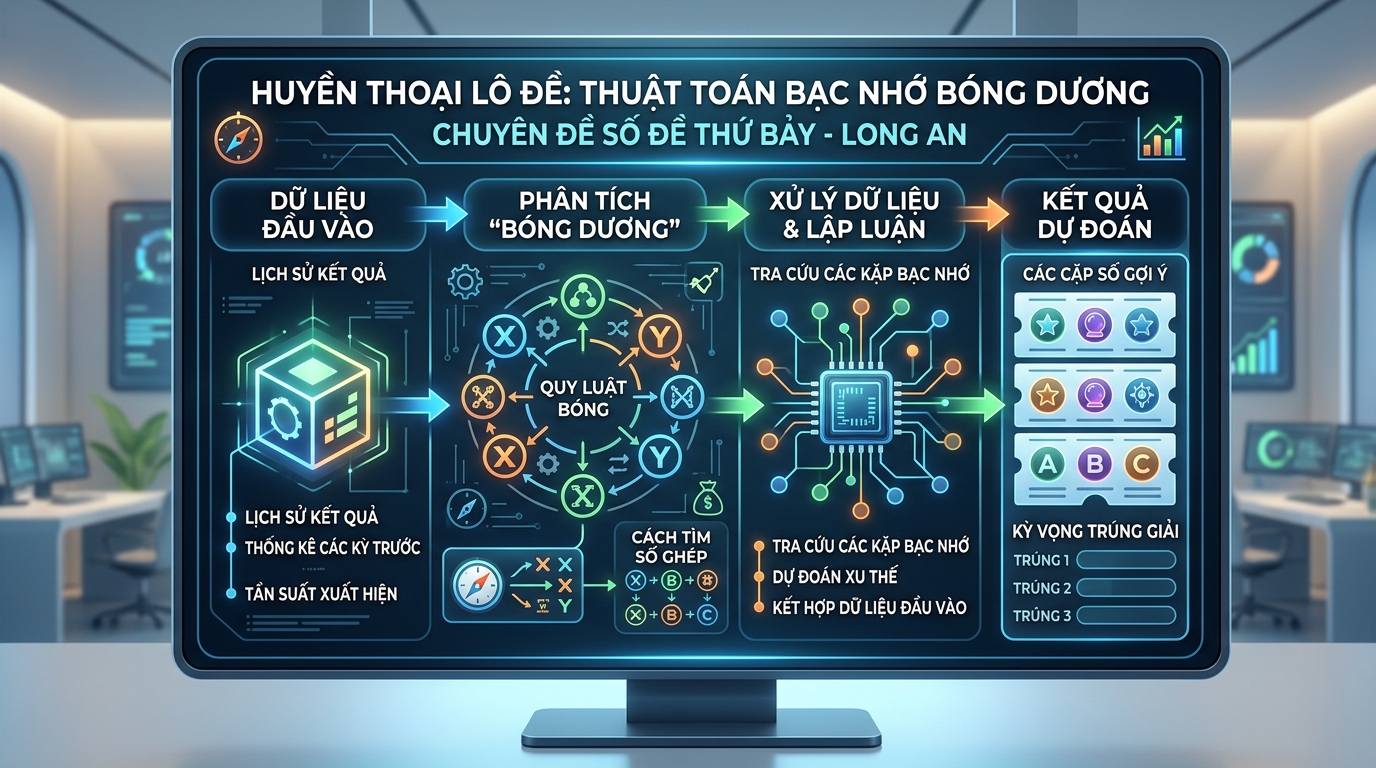 Mô phỏng thuật toán Bạc Nhớ Bóng Dương đài Long An Thứ 7
