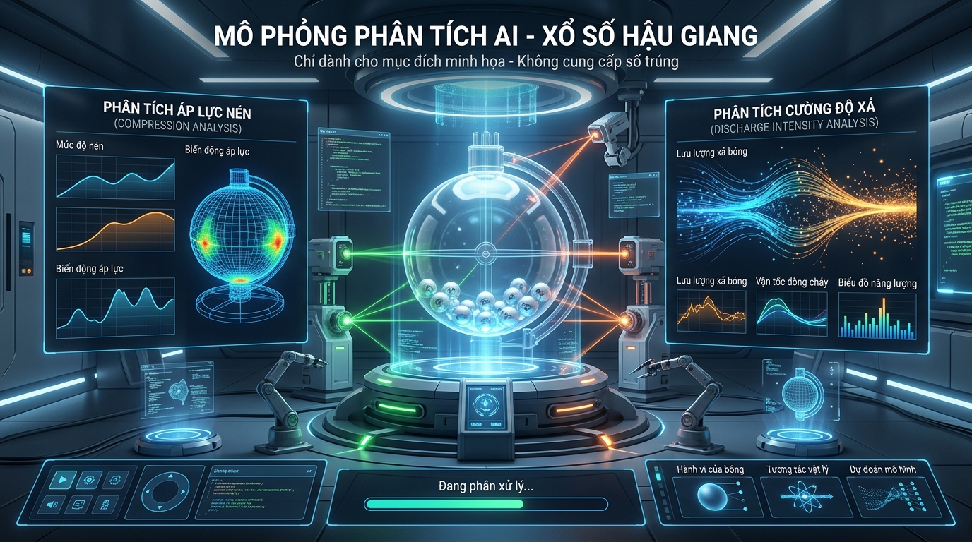 Mô phỏng thuật toán bắt Lô Lọt Khe đài Hậu Giang Thứ 7