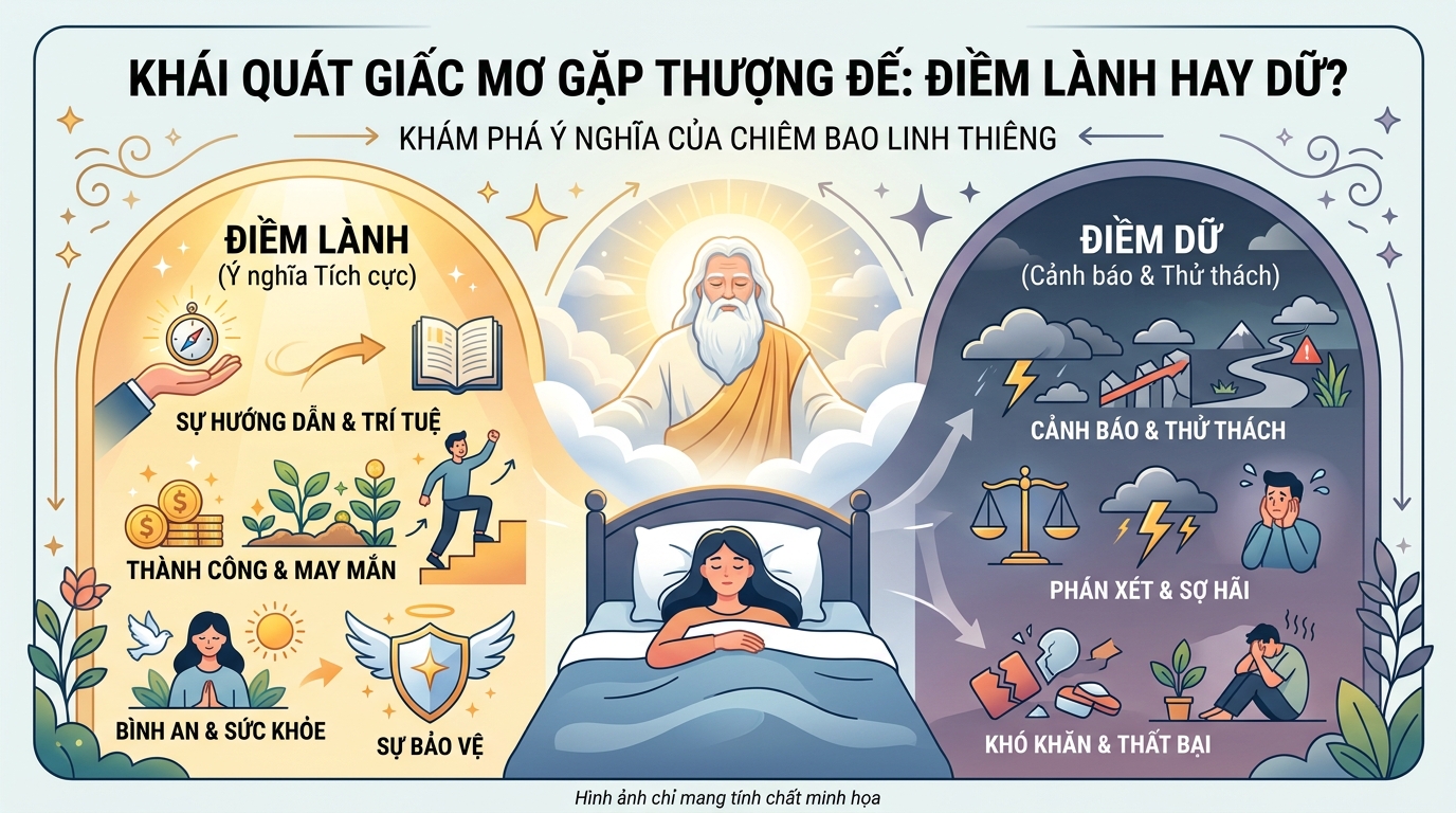 Giải mã tổng quan nằm mơ thấy Chúa là điềm lành hay dữ