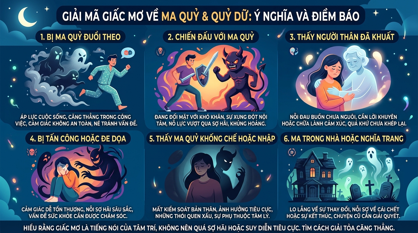 Giải mã giấc mơ thấy ma quỷ báo hiệu điềm gì