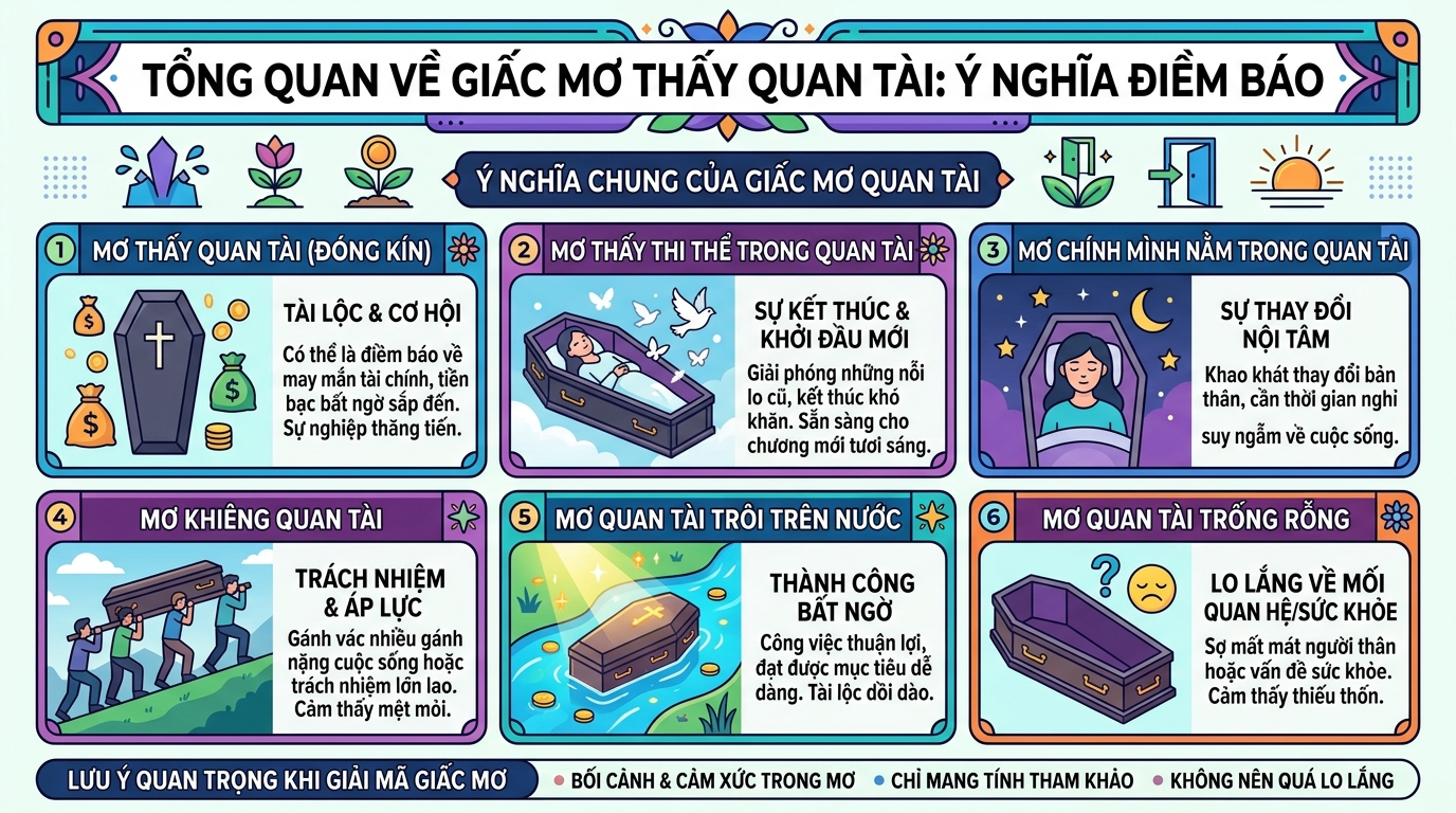 Giải mã tổng quan giấc mơ thấy quan tài là điềm báo gì