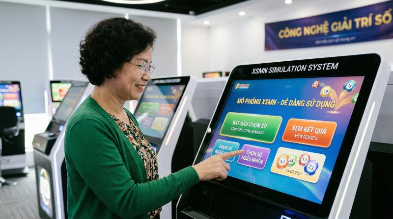 Tổng quan giao diện hệ thống quay thử XSMN điện tử hiện đại