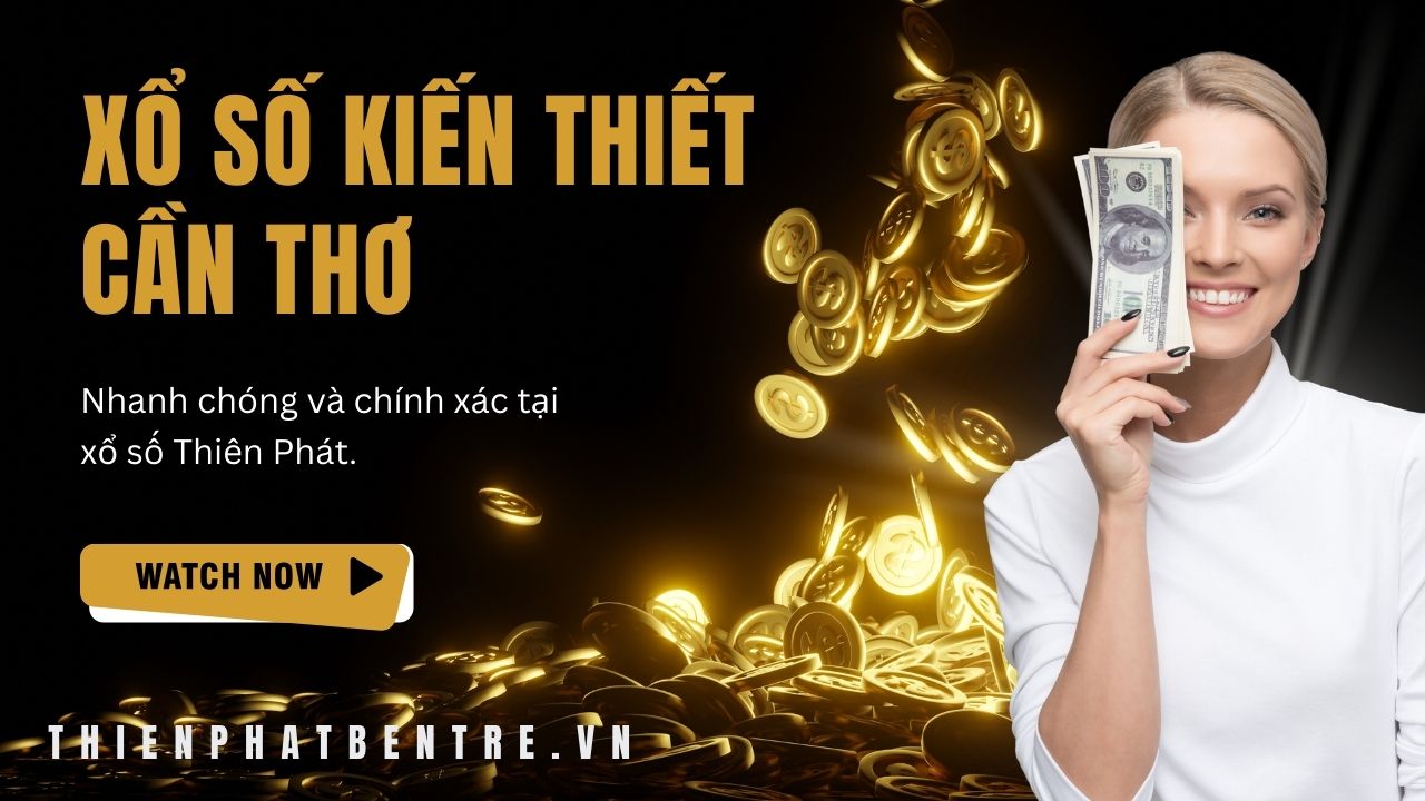 Kết quả xổ số Cần Thơ trực tiếp chiều nay