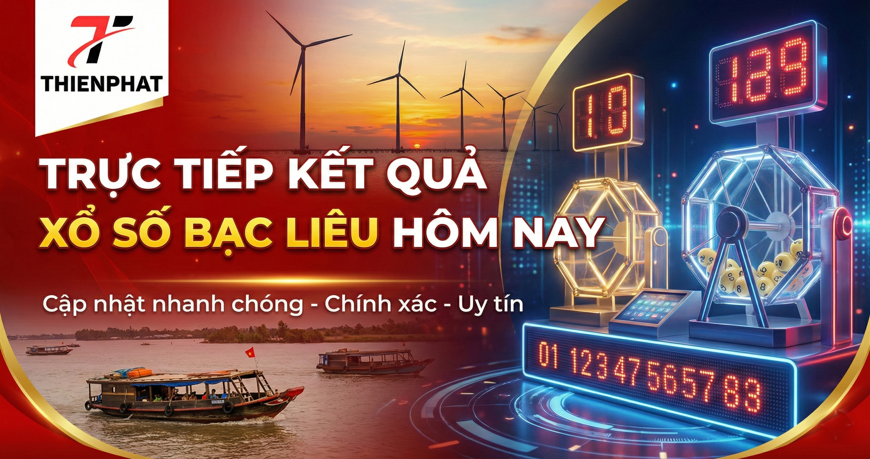 Trực tiếp kết quả xổ số Bạc Liêu hôm nay